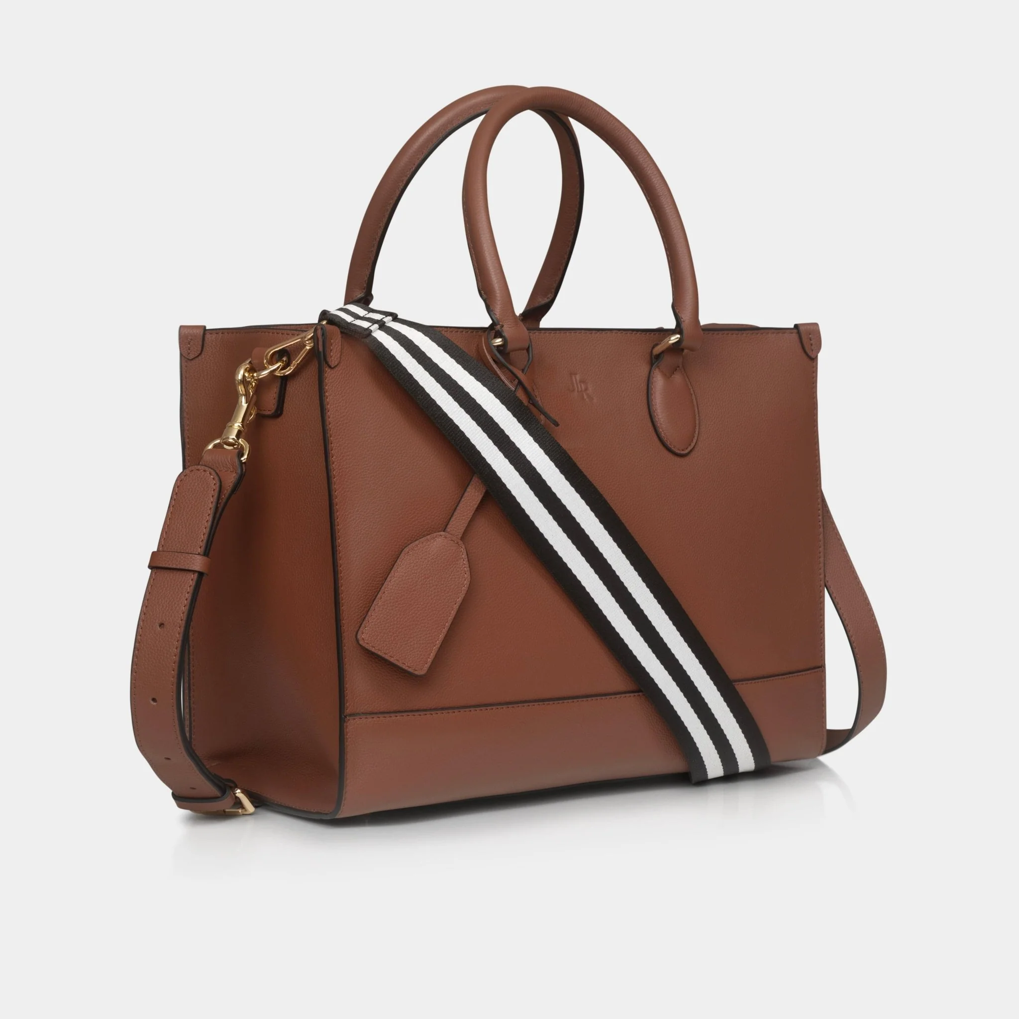 Belgrave Luxe Leather Work Bag - Tan - Image 14