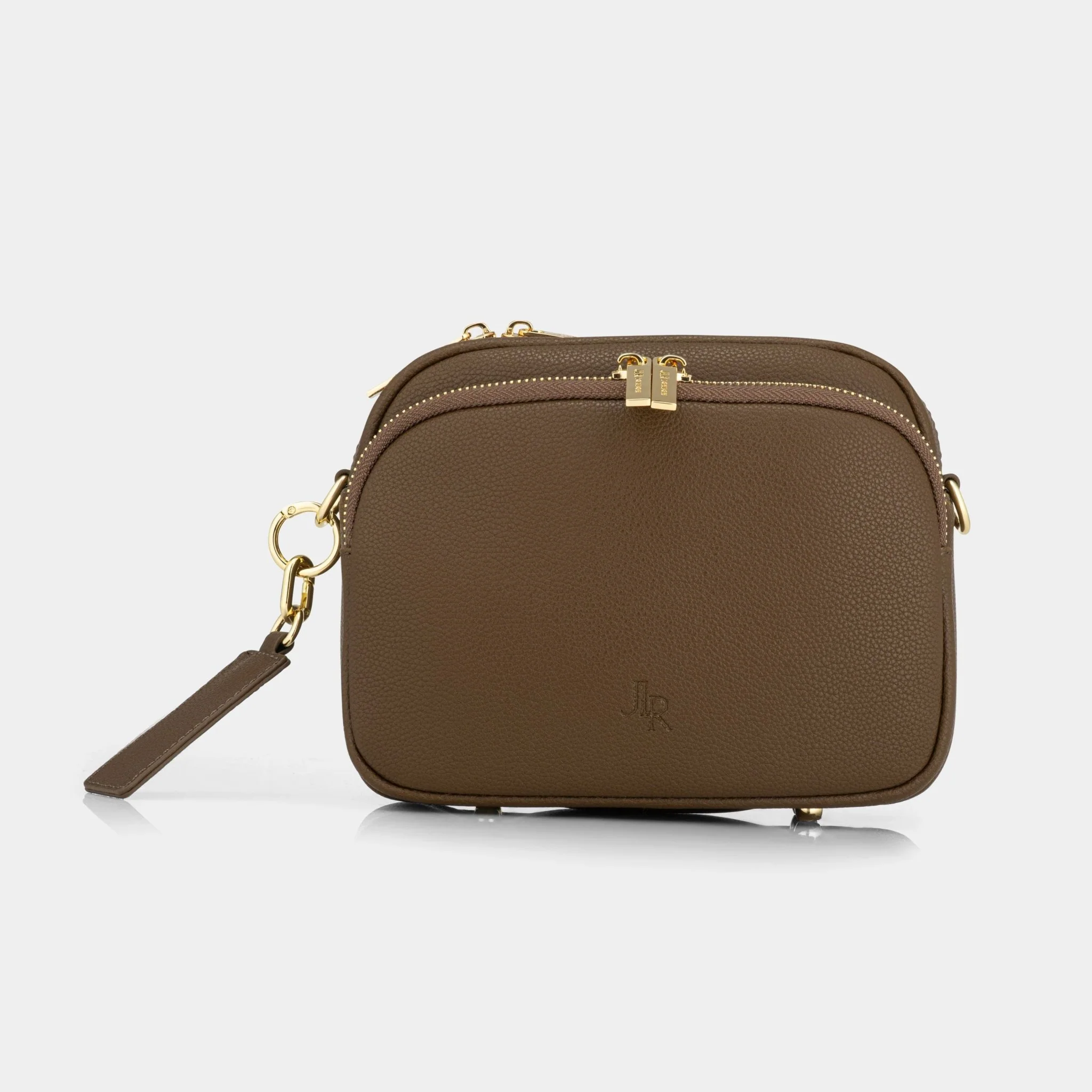 Chelsea Midi Crossbody Luxe Leather Bag - Chocolate Brown - Image 4