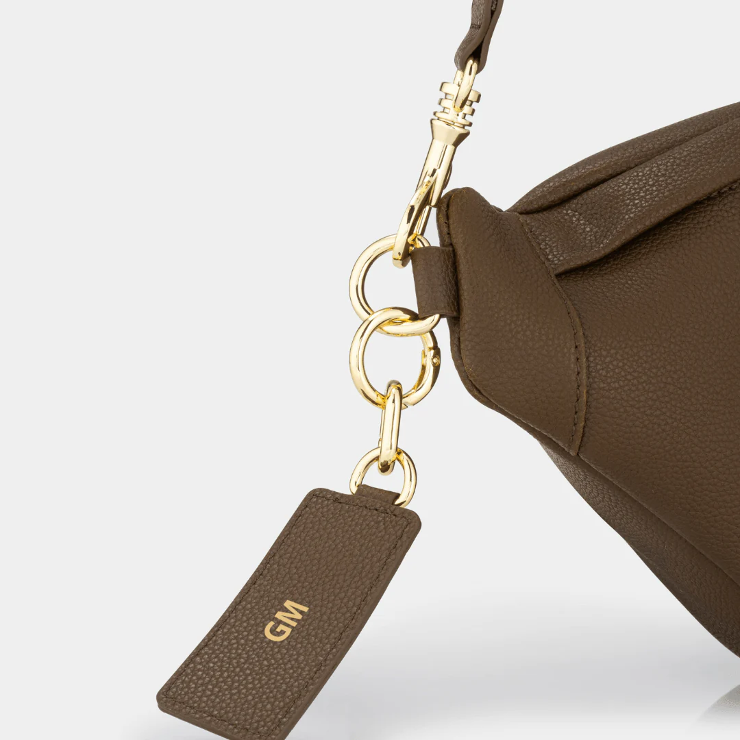 Hampstead Luxe Leather Sling Bag - Chocolate Brown - Image 4