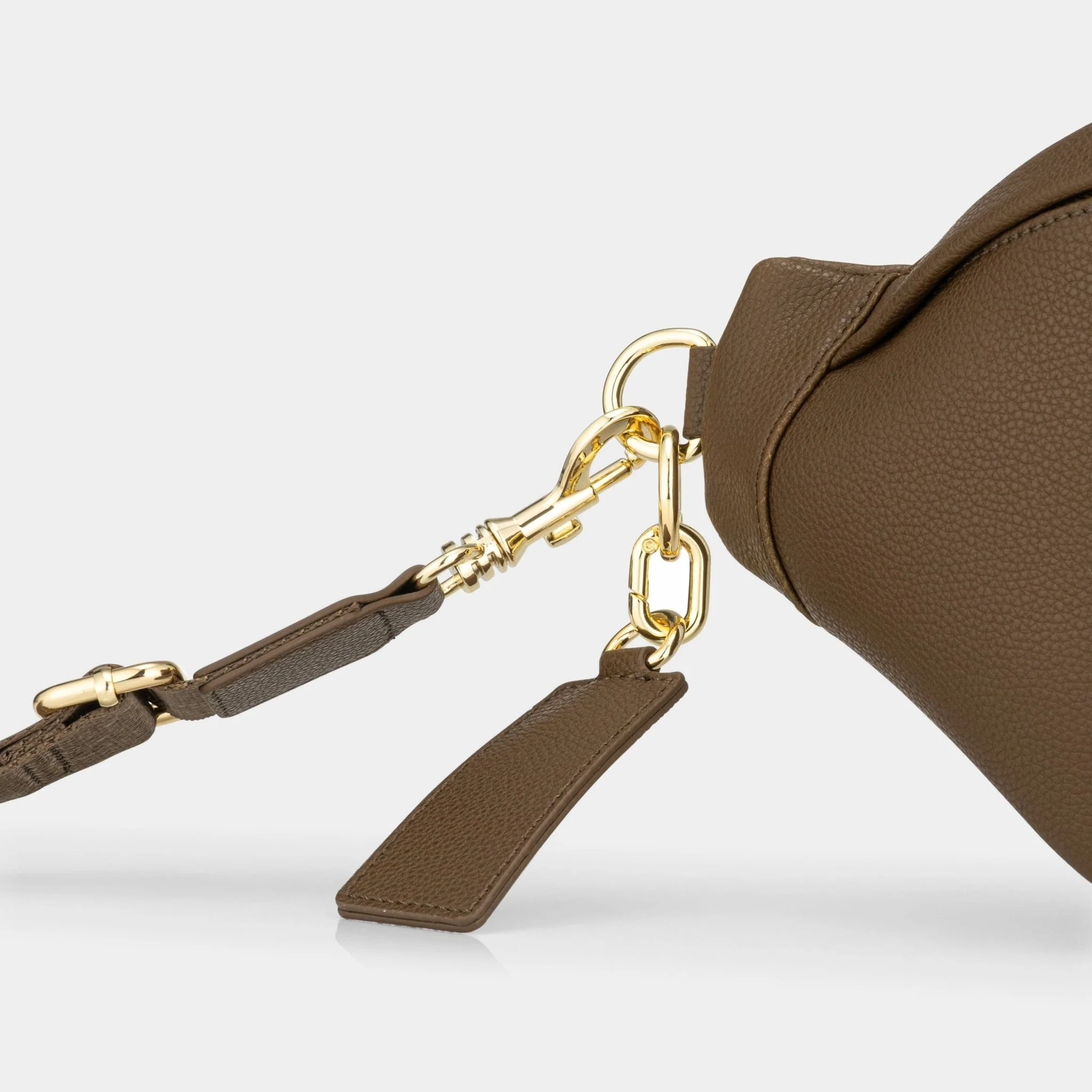 Hampstead Luxe Leather Sling Bag - Chocolate Brown - Image 7