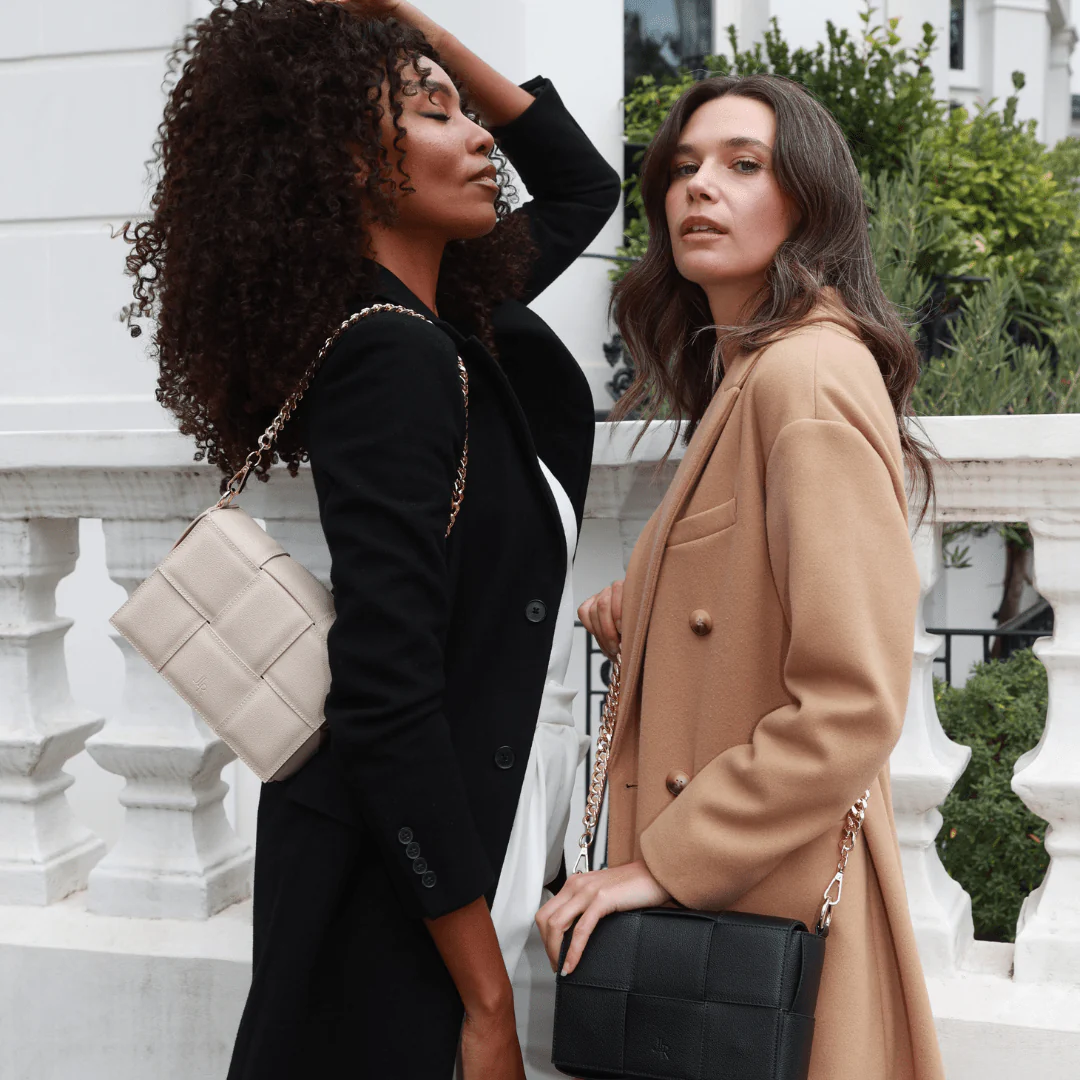 Soho City Luxe Leather Bag - Ecru - Image 11