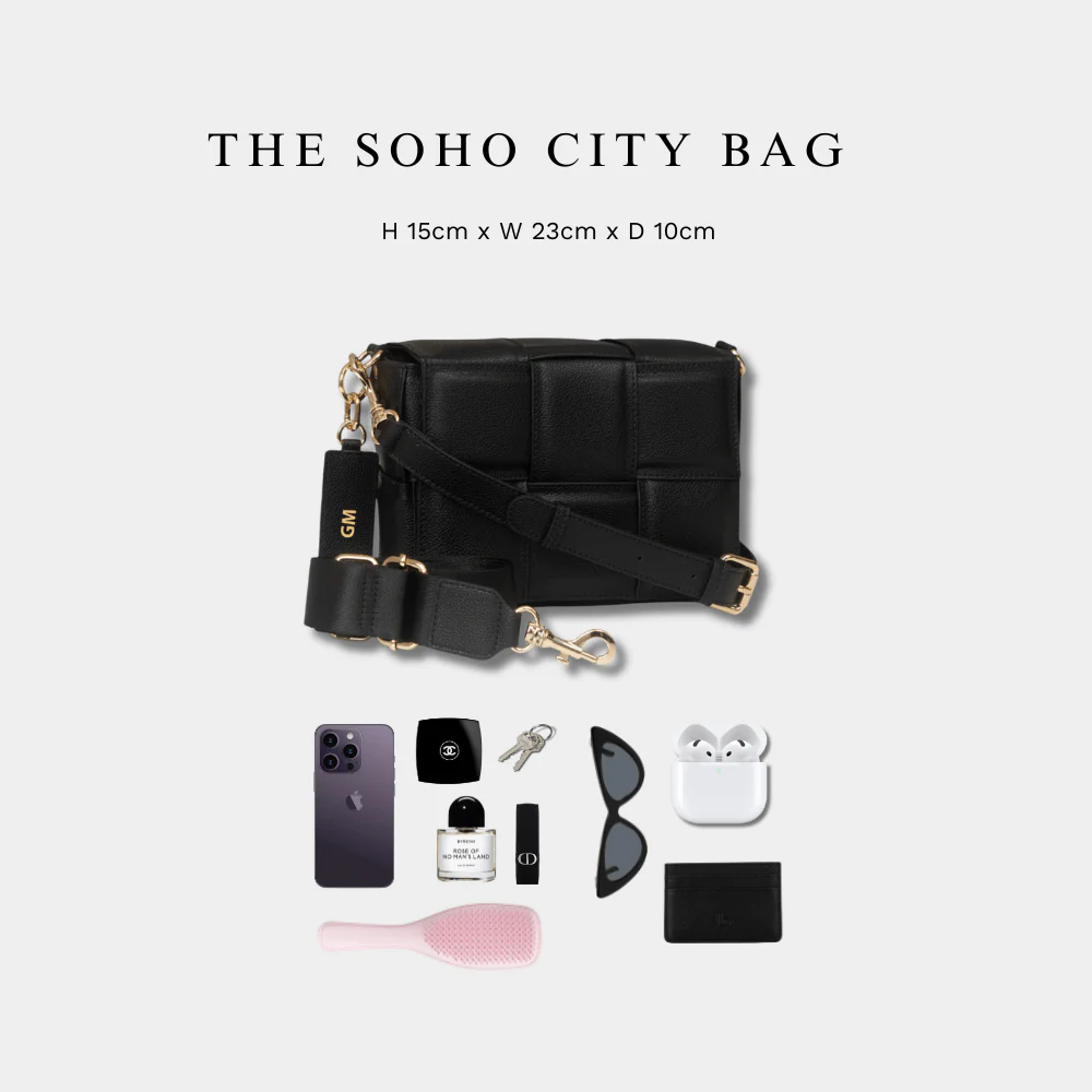 Soho City Luxe Leather Bag - Ecru - Image 3