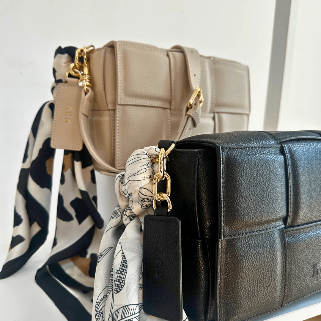Soho City Luxe Leather Bag - Ecru - Image 7