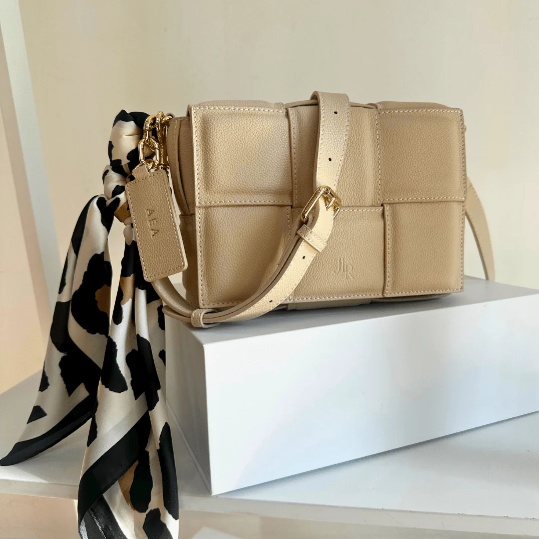 Soho City Luxe Leather Bag - Ecru - Image 9