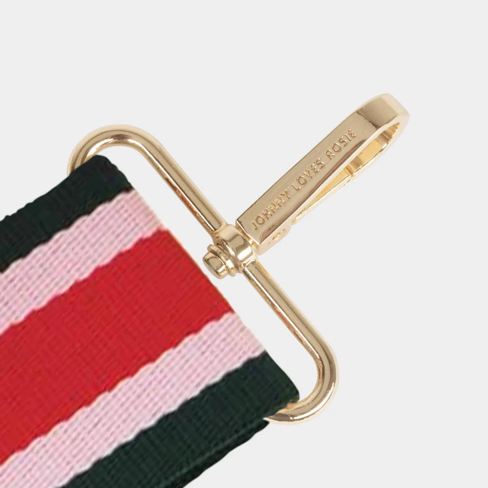 Berry Georgie Stripe Bag Strap - Image 3
