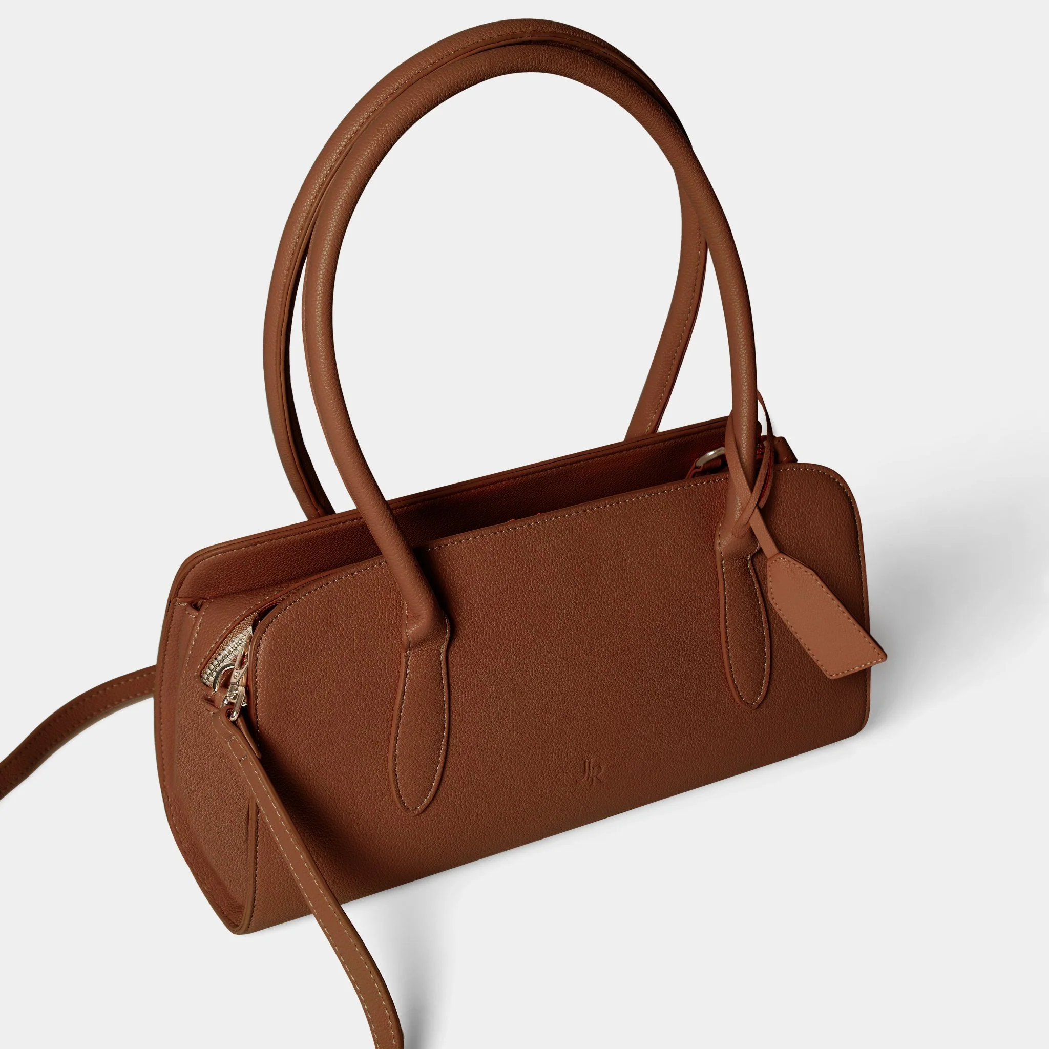 The Hampshire East West bag Dark Tan - Image 3