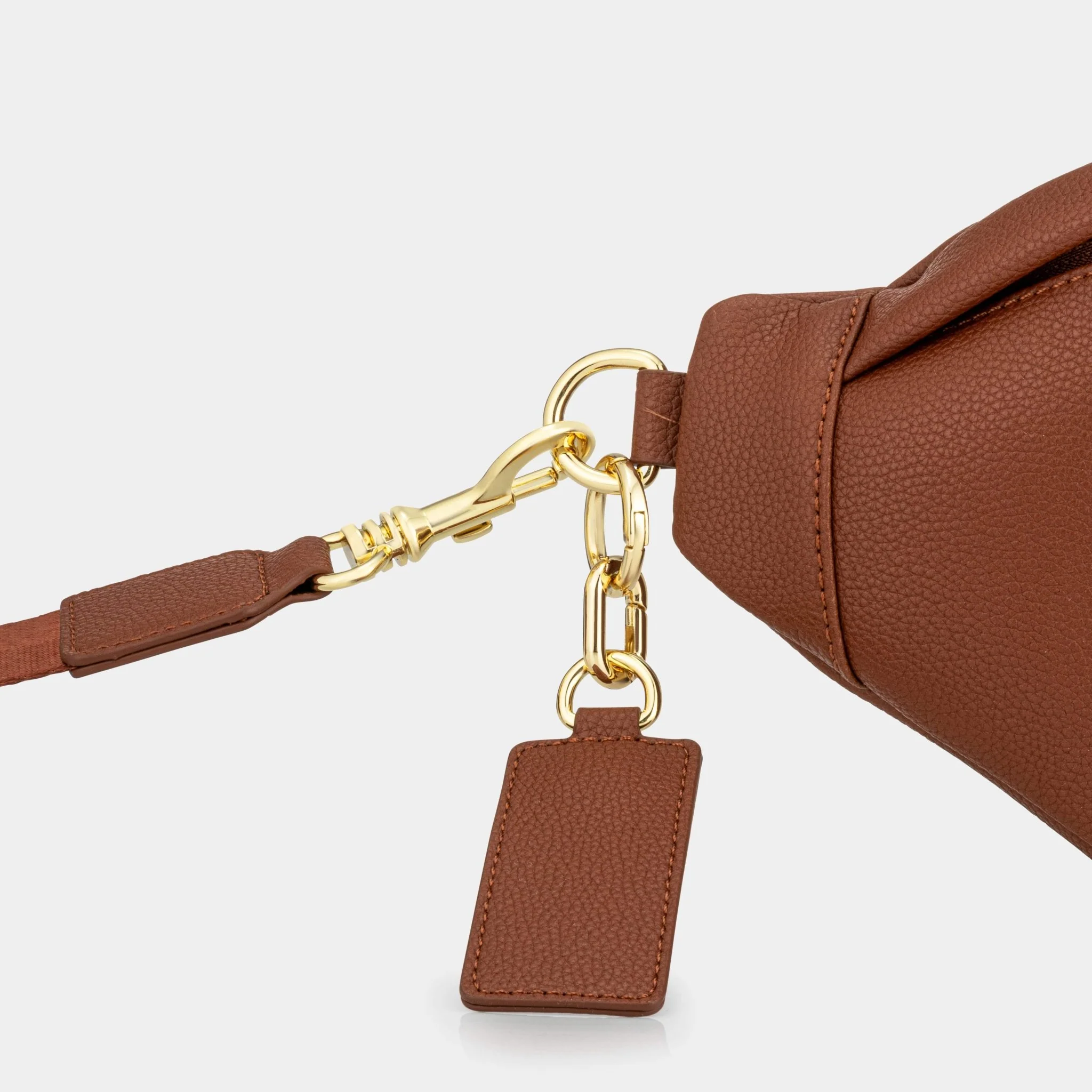 Hampstead Luxe Leather Sling Bag -Tan - Image 7