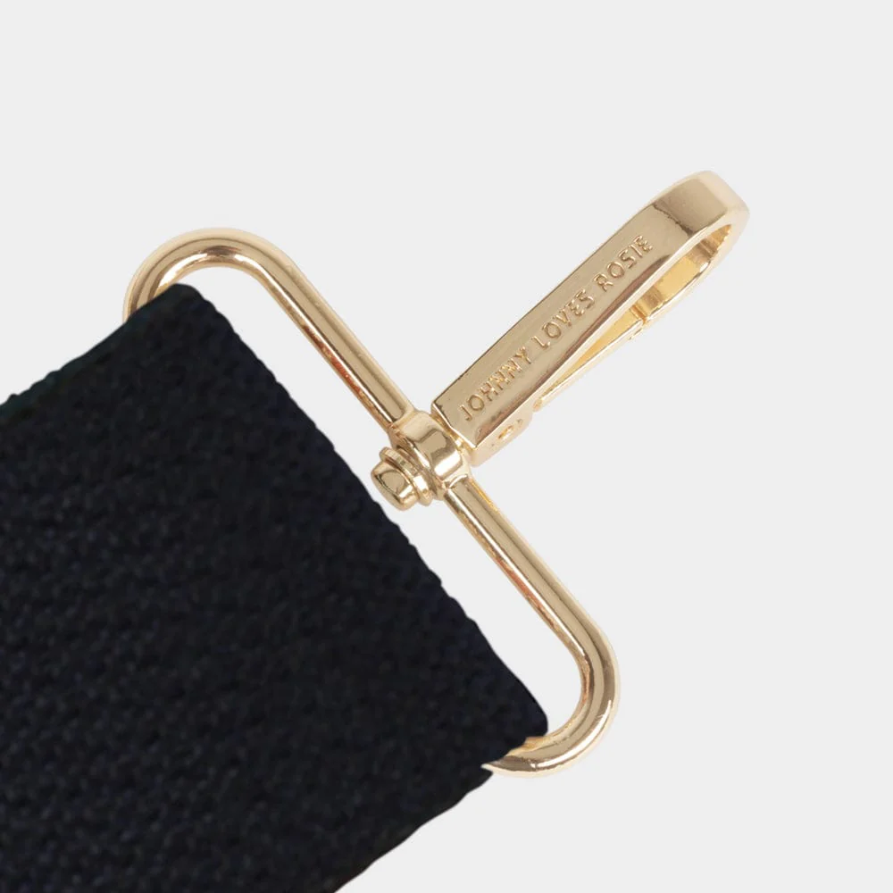 Luxe Dark Brown Block Bag Strap - Image 3