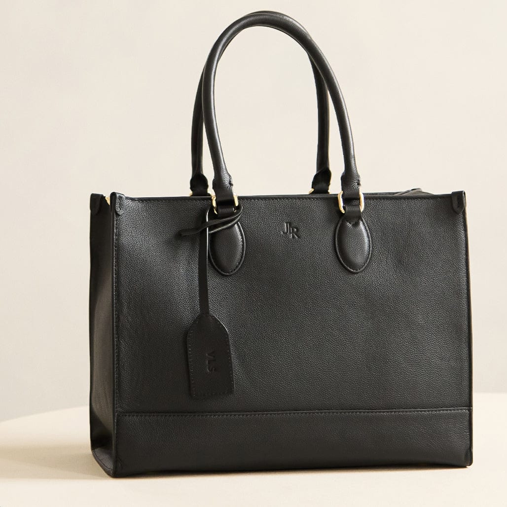 *IN STOCK*Luxe Leather Belgrave Work Bag - Dark Brown - Image 7