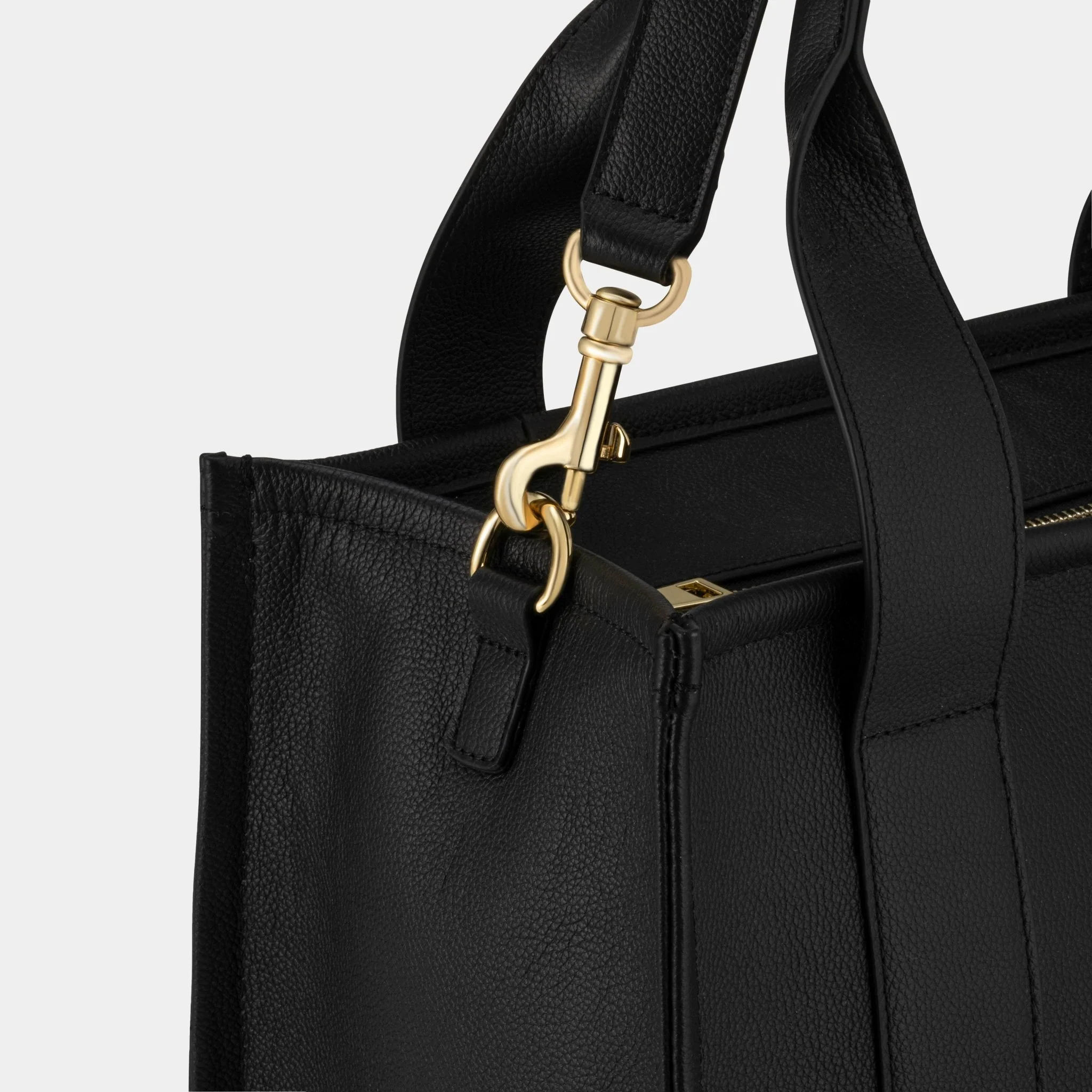 *IN STOCK*Maxi Taylor Luxe Leather Tote Bag - Dark brown - Image 10
