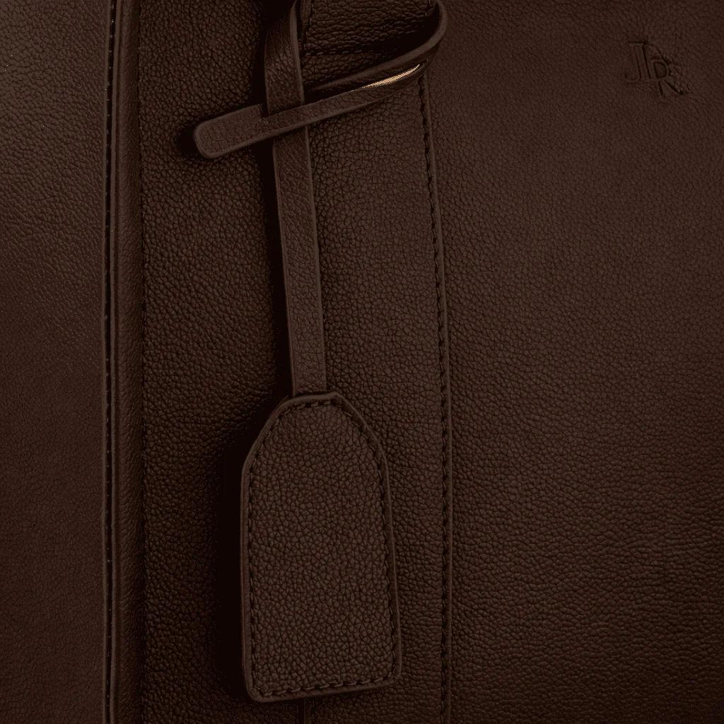 *IN STOCK*Maxi Taylor Luxe Leather Tote Bag - Dark brown - Image 5