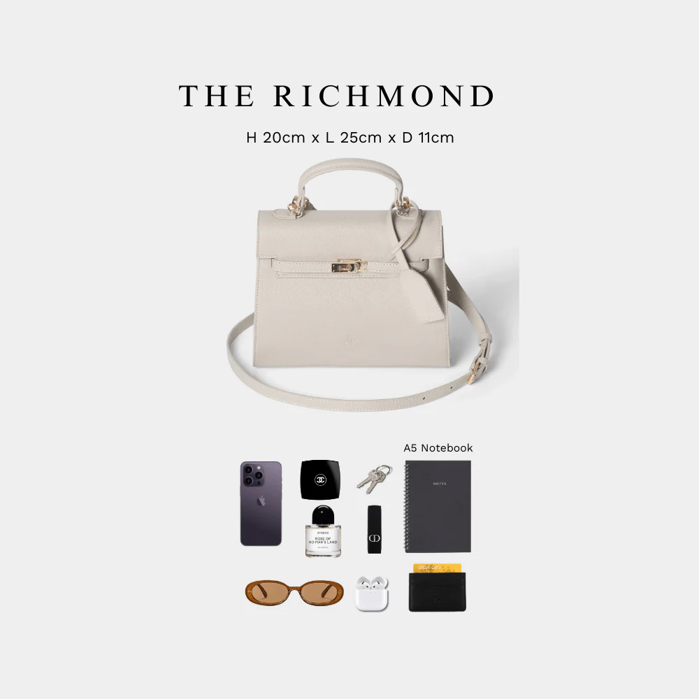 Richmond Top handle bag Taupe - Image 4