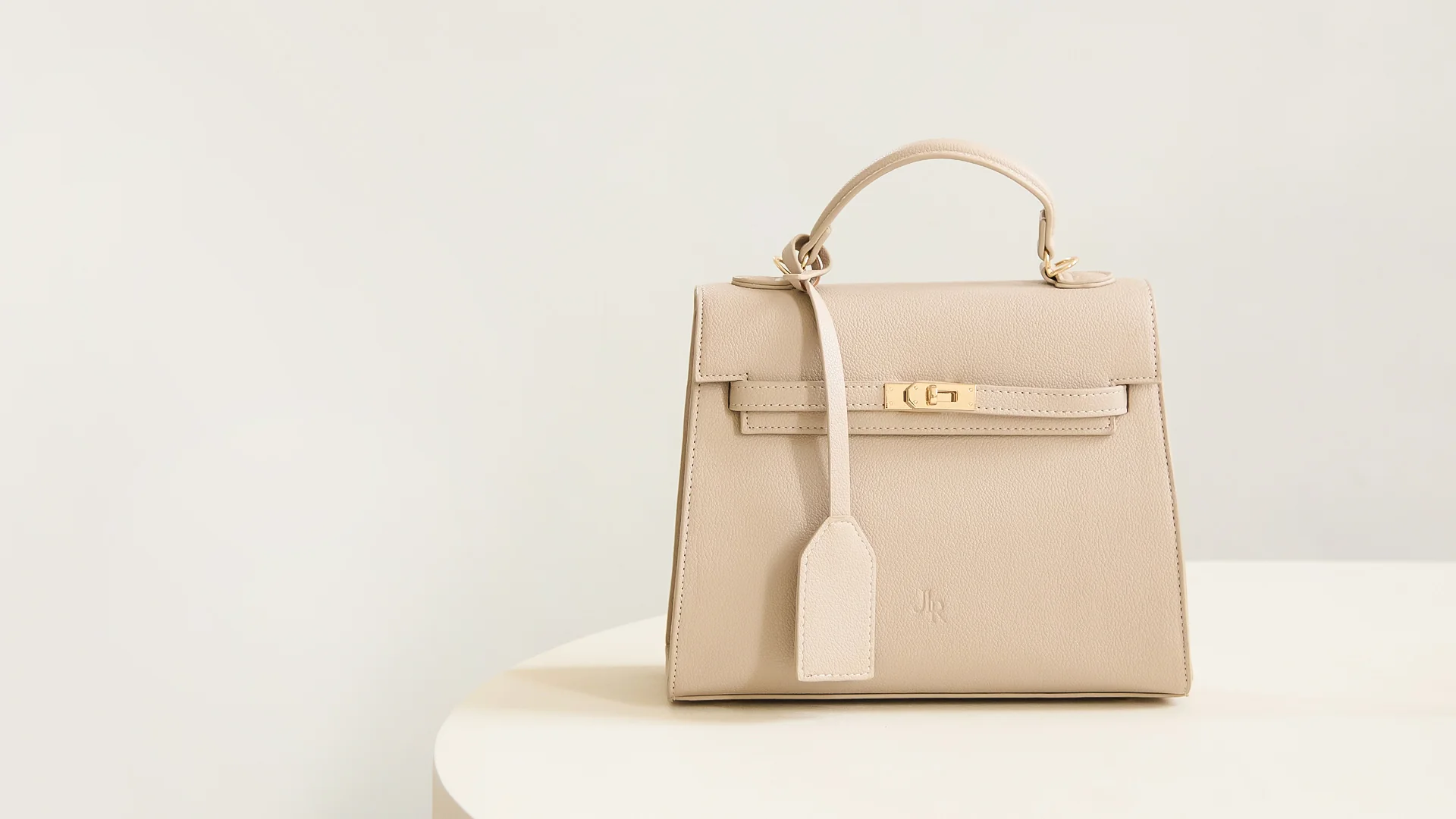 Richmond Top handle bag Taupe - Image 7