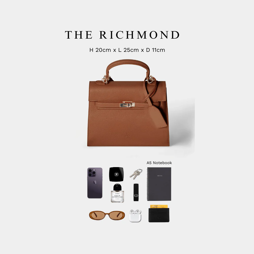 Richmond Top handle bag Tan - Image 4