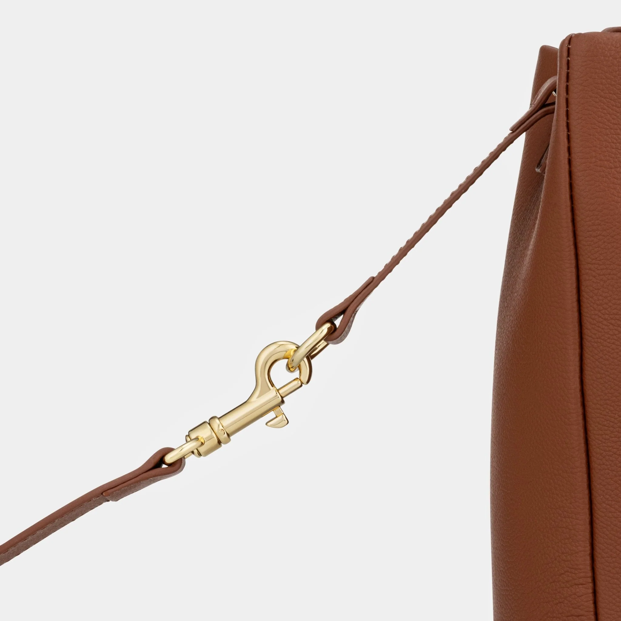 Stella Large Luxe Leather Tote Bag- Tan - Image 12