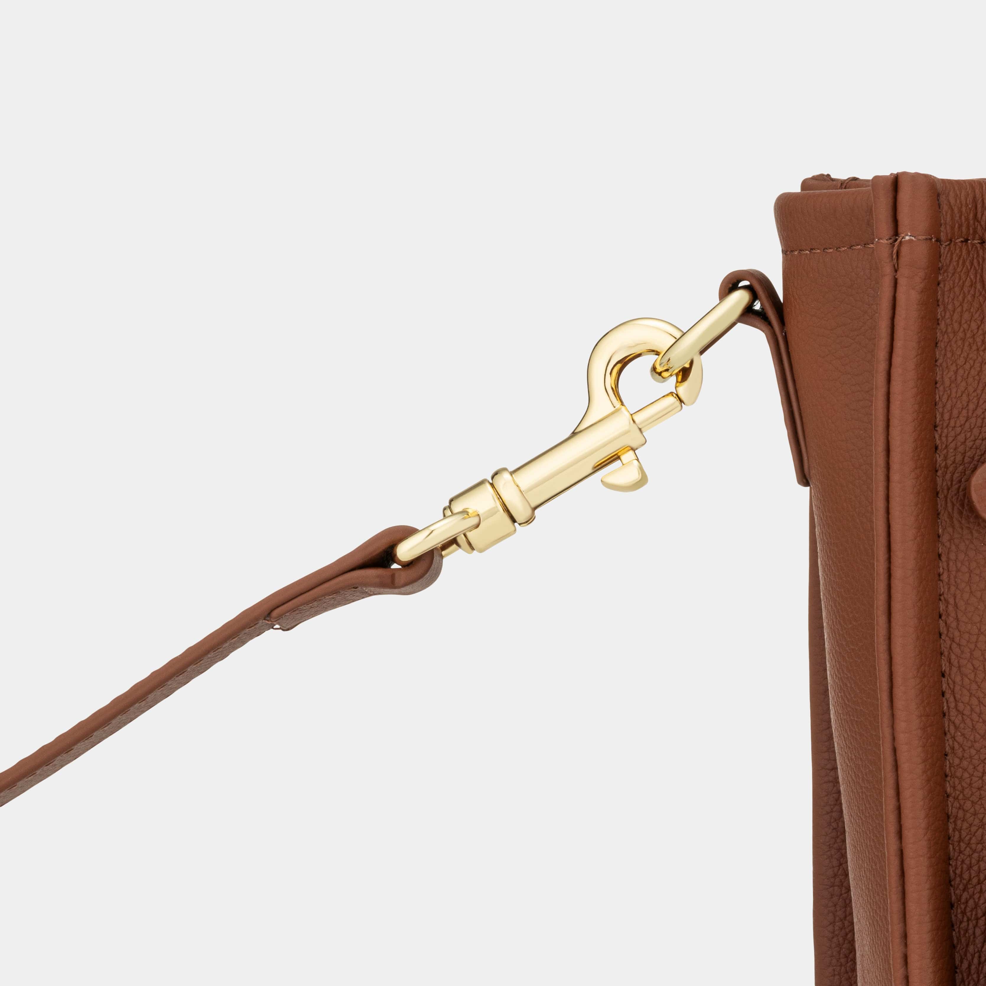 Mini Taylor Luxe Leather Tote Bag - Tan - Image 13