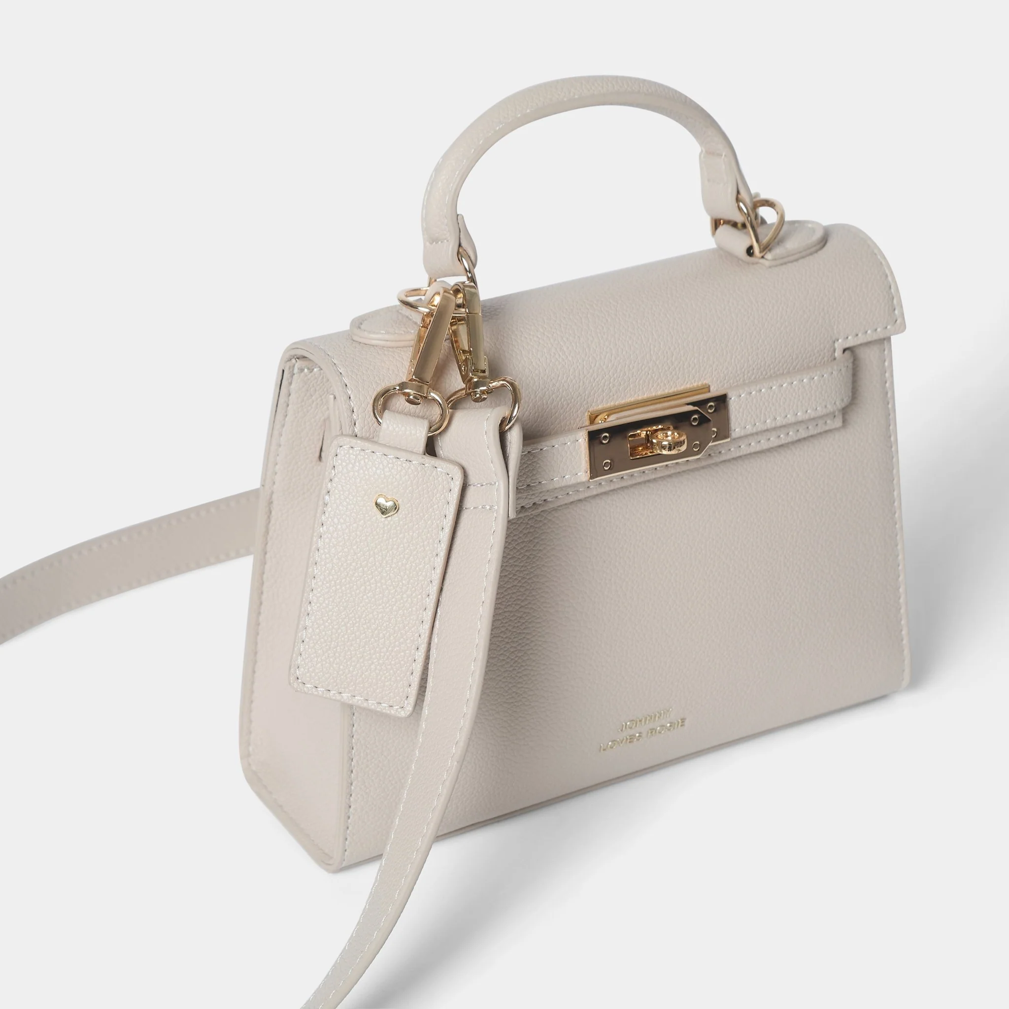 *IN STOCK*Willow Top Handle Tote Bag Taupe - Johnny Loves Rosie - Image 3